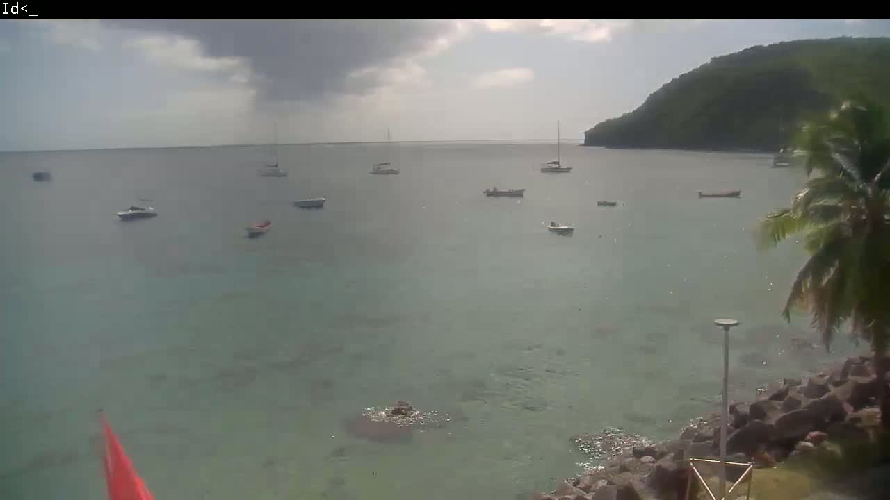 Martinique Island, Les Anses d'Arlet Coast & Village Live Cam  - Le Marin, Martinique, France