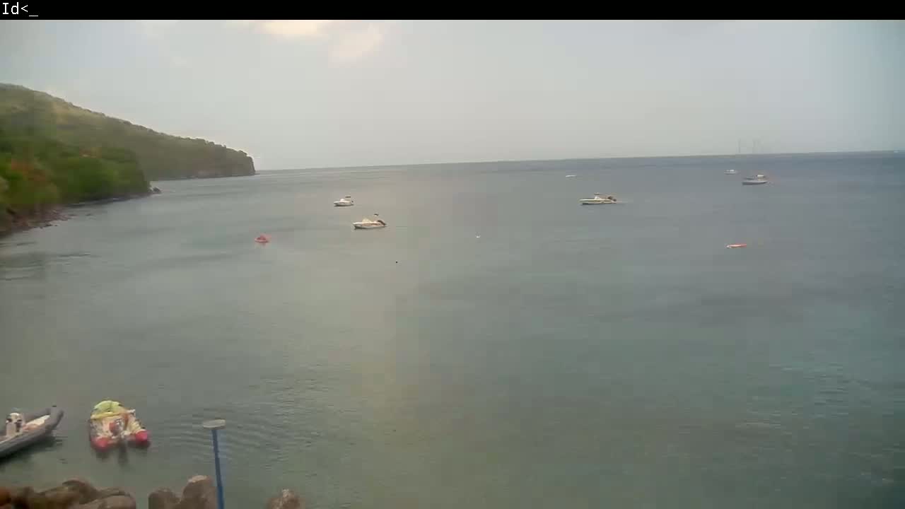 Martinique Island, Les Anses d'Arlet Coast & Village Live Cam  - Le Marin, Martinique, France