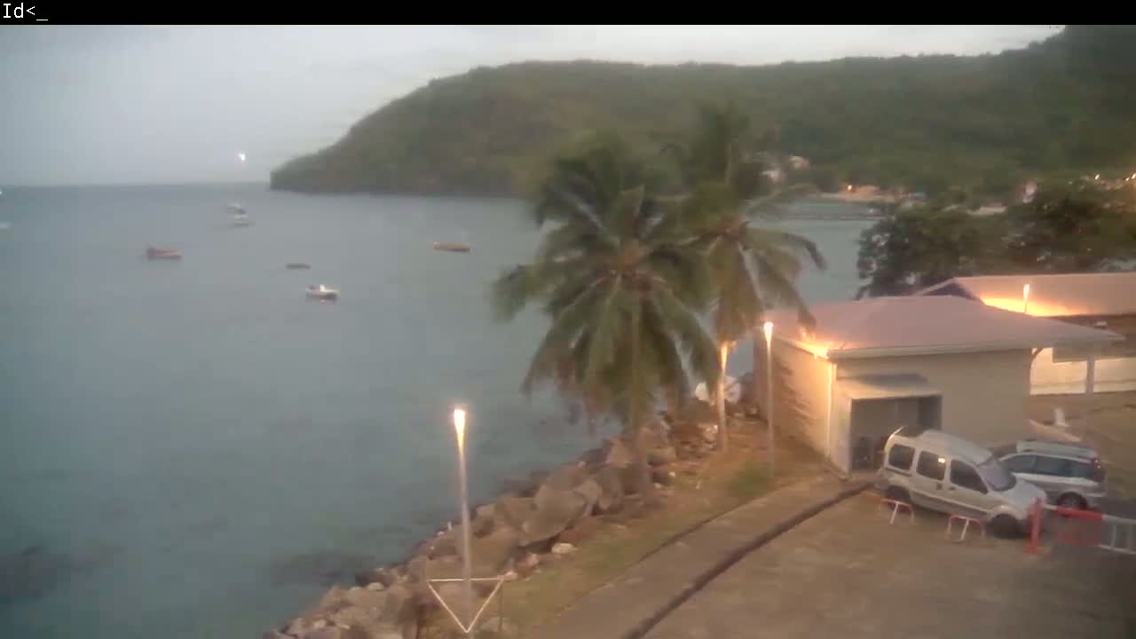Martinique Island, Les Anses d'Arlet Coast & Village Live Cam  - Le Marin, Martinique, France