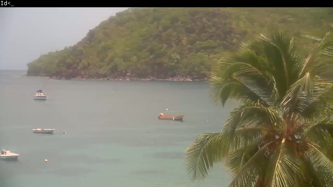 Martinique Island, Les Anses d'Arlet Coast & Village Live Cam  - Le Marin, Martinique, France
