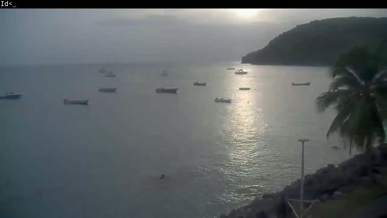 Martinique Island, Les Anses d'Arlet Coast & Village Live Cam  - Le Marin, Martinique, France