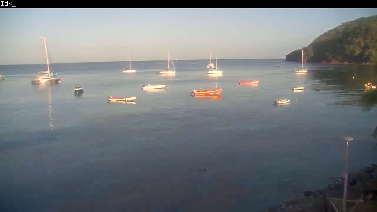 Martinique Island, Les Anses d'Arlet Coast & Village Live Cam  - Le Marin, Martinique, France