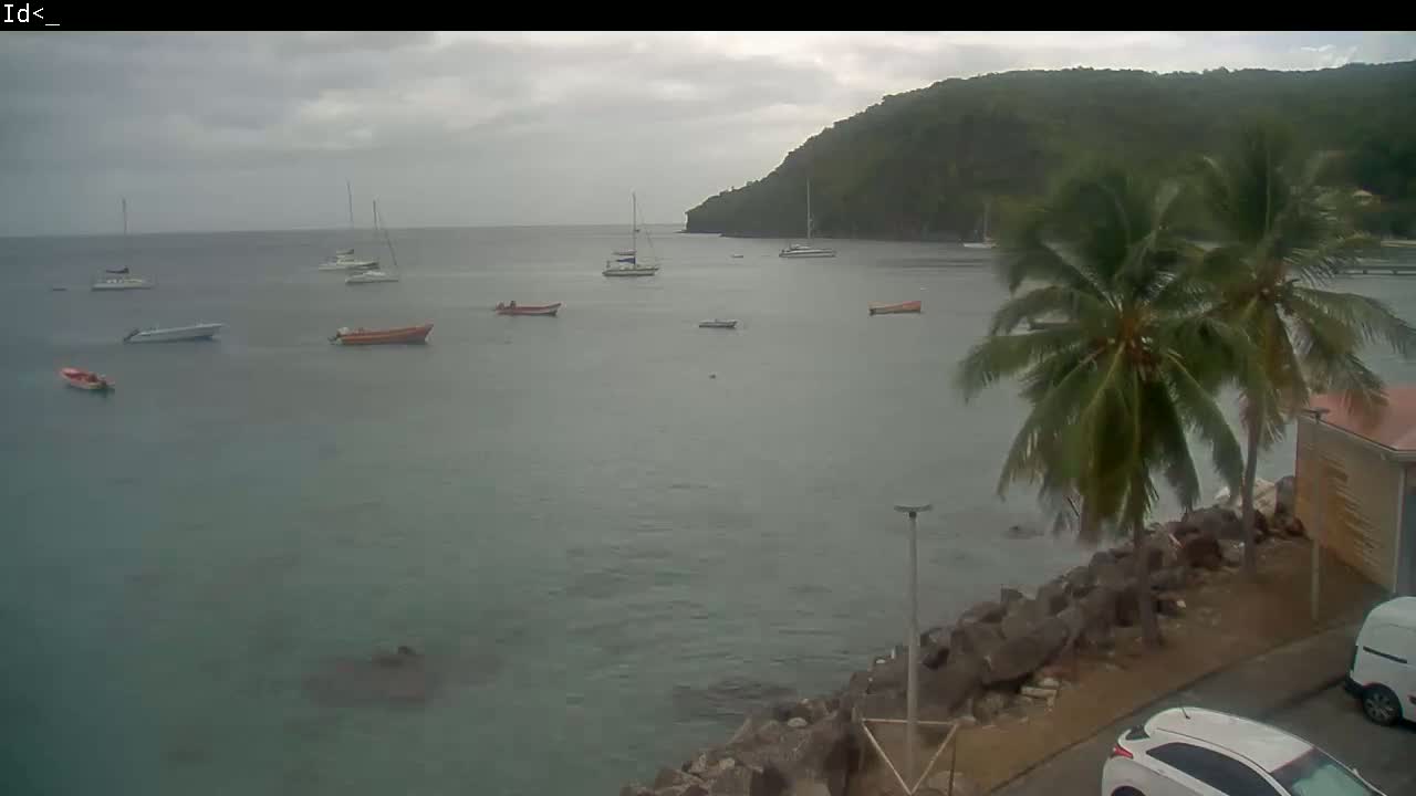 Martinique Island, Les Anses d'Arlet Coast & Village Live Cam  - Le Marin, Martinique, France