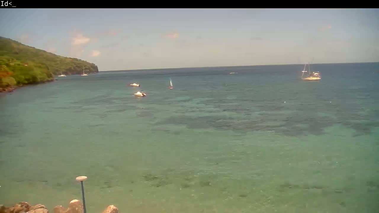 Martinique Island, Les Anses d'Arlet Coast & Village Live Cam  - Le Marin, Martinique, France