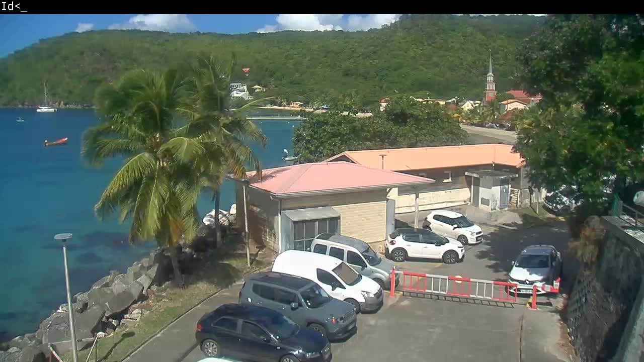 Martinique Island, Les Anses d'Arlet Coast & Village Live Cam  - Le Marin, Martinique, France