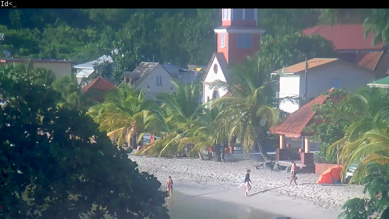 Martinique Island, Les Anses d'Arlet Coast & Village Live Cam  - Le Marin, Martinique, France