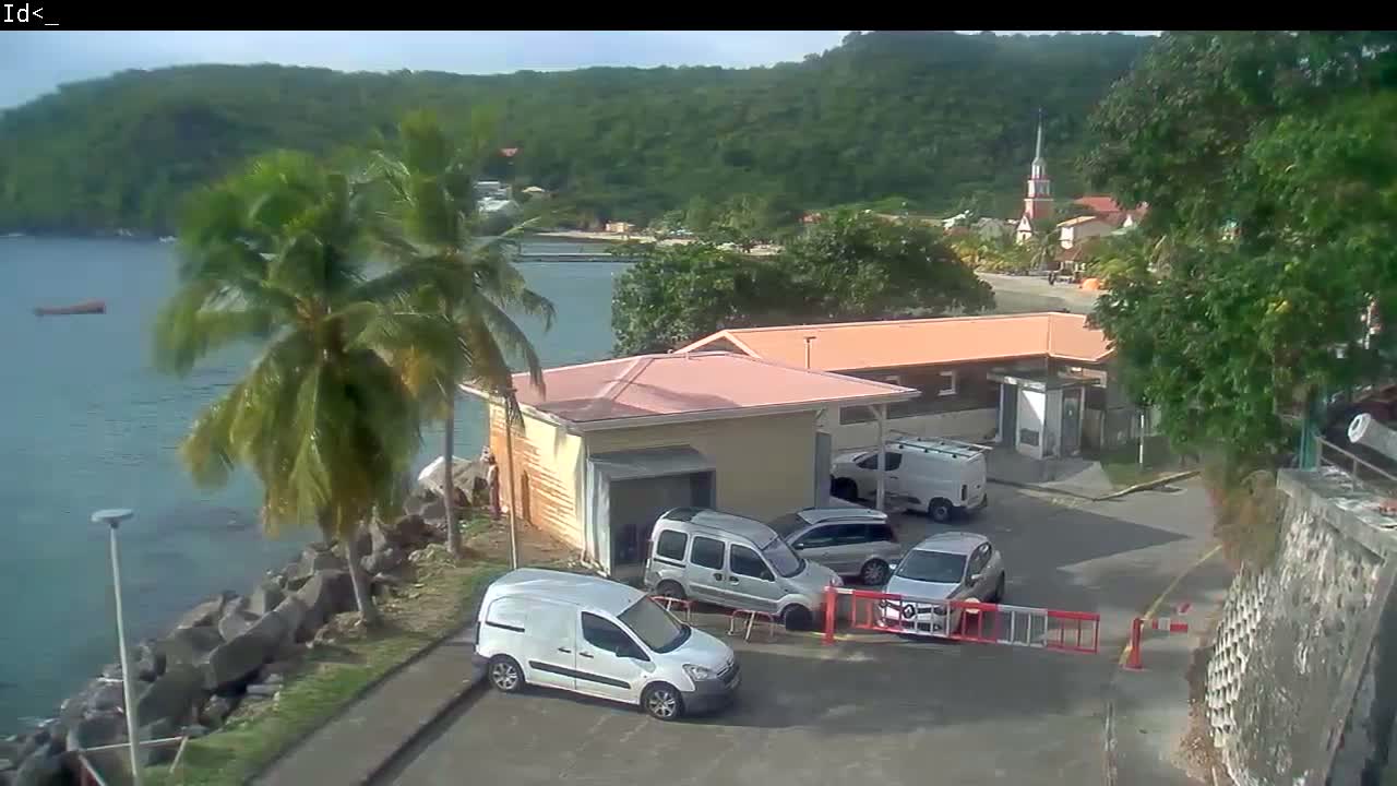 Martinique Island, Les Anses d'Arlet Coast & Village Live Cam  - Le Marin, Martinique, France