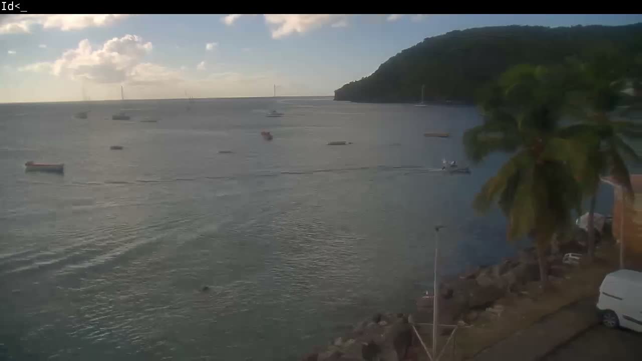 Martinique Island, Les Anses d'Arlet Coast & Village Live Cam  - Le Marin, Martinique, France