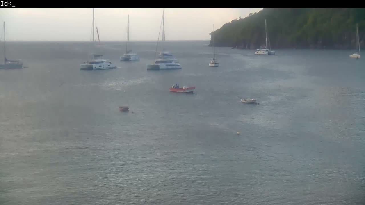 Martinique Island, Les Anses d'Arlet Coast & Village Live Cam  - Le Marin, Martinique, France