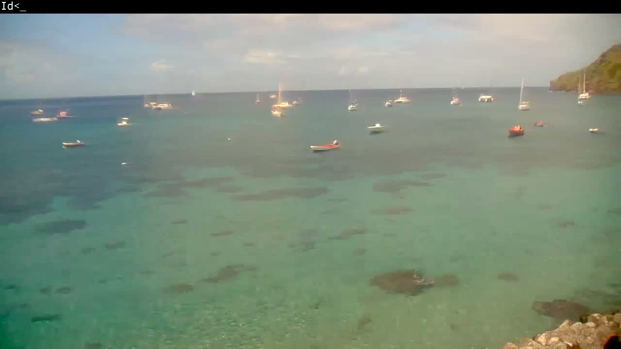Martinique Island, Les Anses d'Arlet Coast & Village Live Cam  - Le Marin, Martinique, France