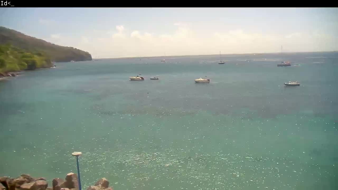 Martinique Island, Les Anses d'Arlet Coast & Village Live Cam  - Le Marin, Martinique, France