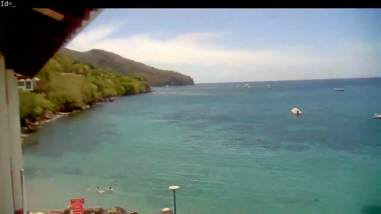 Martinique Island, Les Anses d'Arlet Coast & Village Live Cam  - Le Marin, Martinique, France