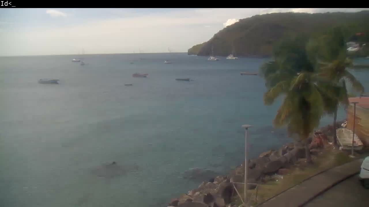 Martinique Island, Les Anses d'Arlet Coast & Village Live Cam  - Le Marin, Martinique, France