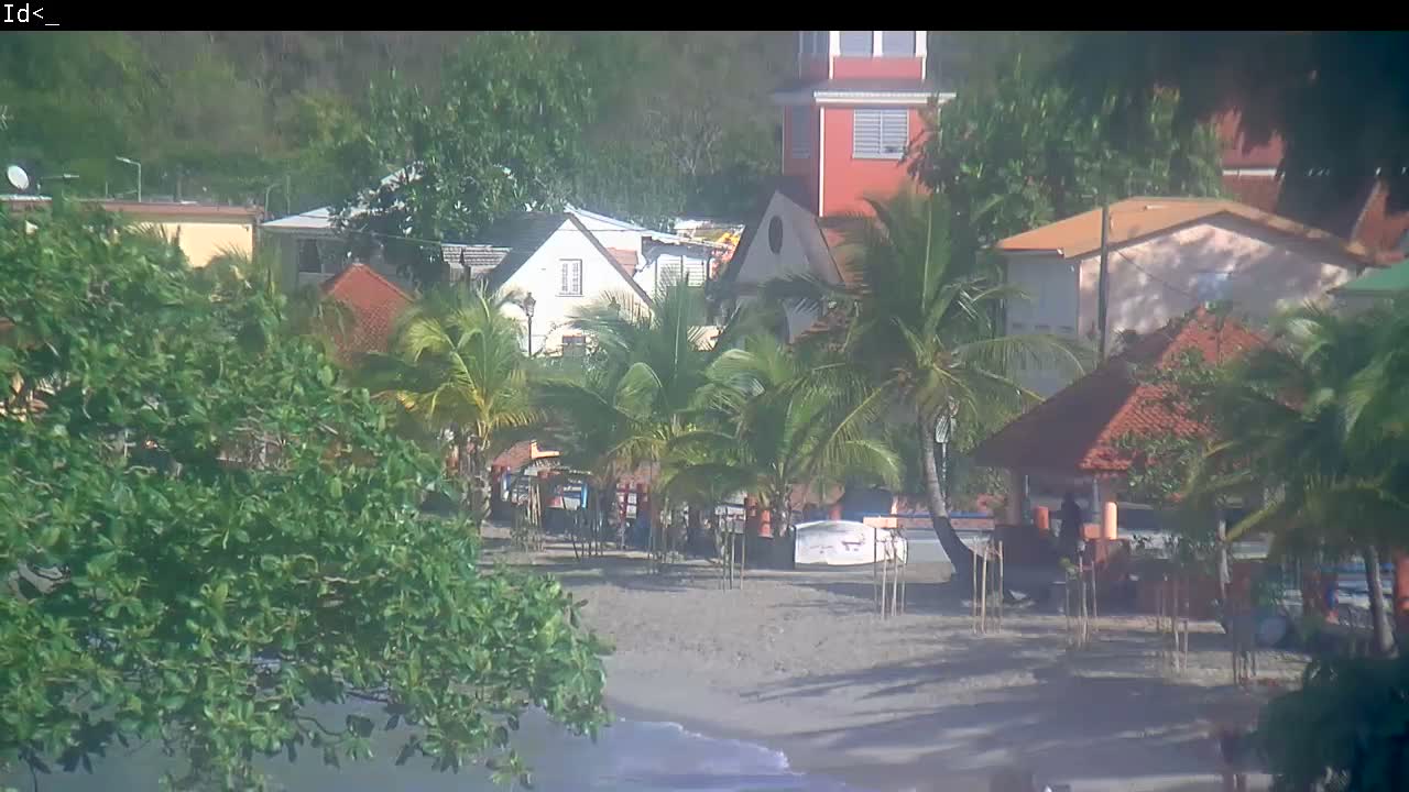 Martinique Island, Les Anses d'Arlet Coast & Village Live Cam  - Le Marin, Martinique, France