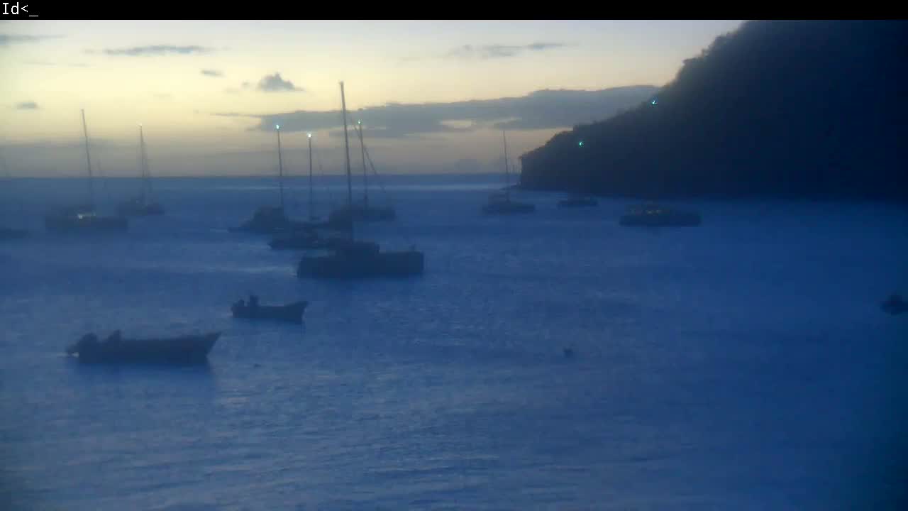 Martinique Island, Les Anses d'Arlet Coast & Village Live Cam  - Le Marin, Martinique, France