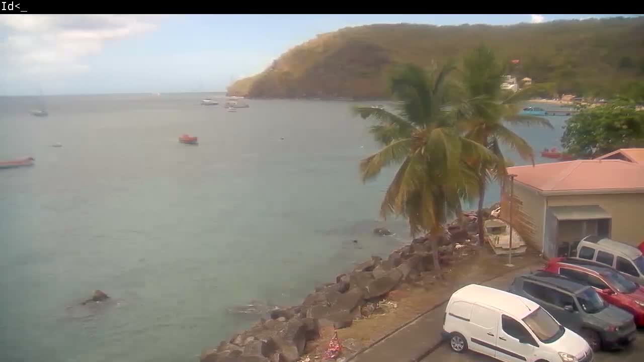 Martinique Island, Les Anses d'Arlet Coast & Village Live Cam  - Le Marin, Martinique, France