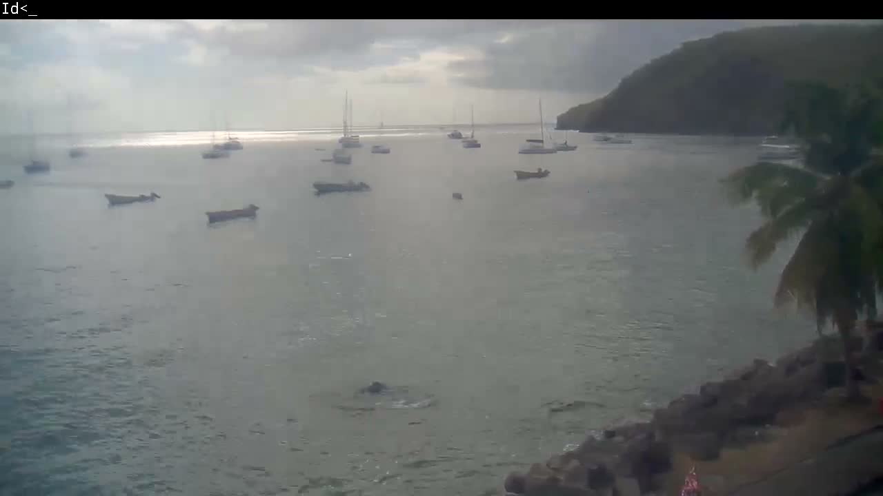 Martinique Island, Les Anses d'Arlet Coast & Village Live Cam  - Le Marin, Martinique, France