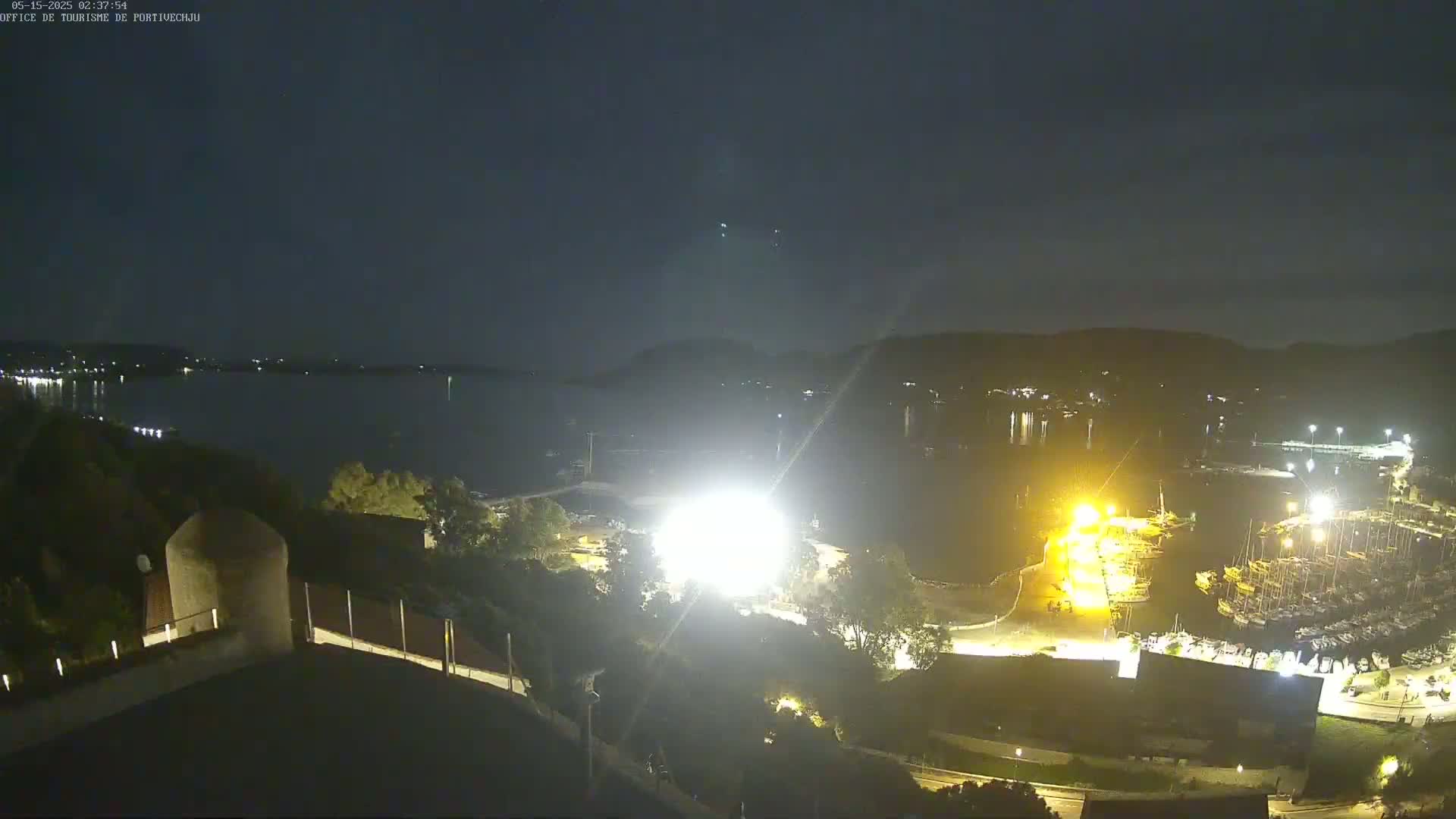 Corse (Corsica), Porto Vecchio Coast & Port  Live Cam -  Sartene, Corse-du-Sud, Corse, France