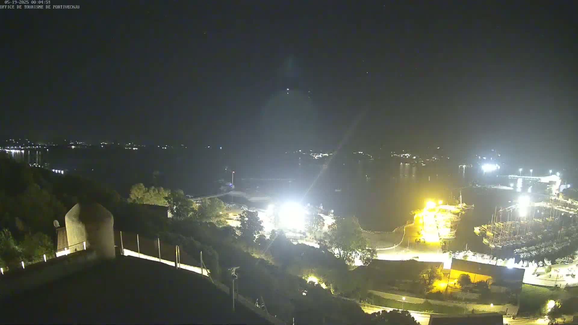 Corse (Corsica), Porto Vecchio Coast & Port  Live Cam -  Sartene, Corse-du-Sud, Corse, France