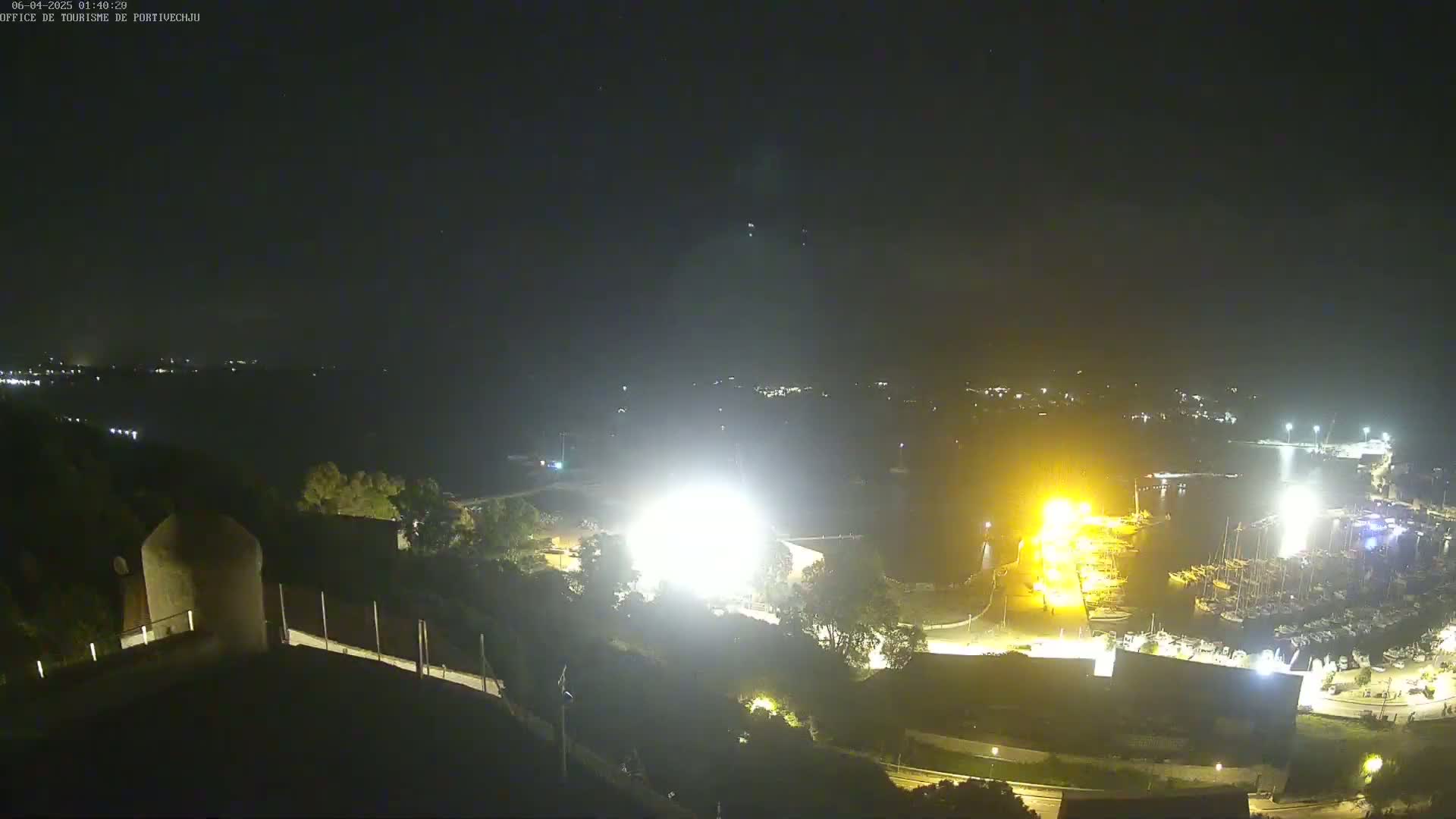 Corse (Corsica), Porto Vecchio Coast & Port  Live Cam -  Sartene, Corse-du-Sud, Corse, France