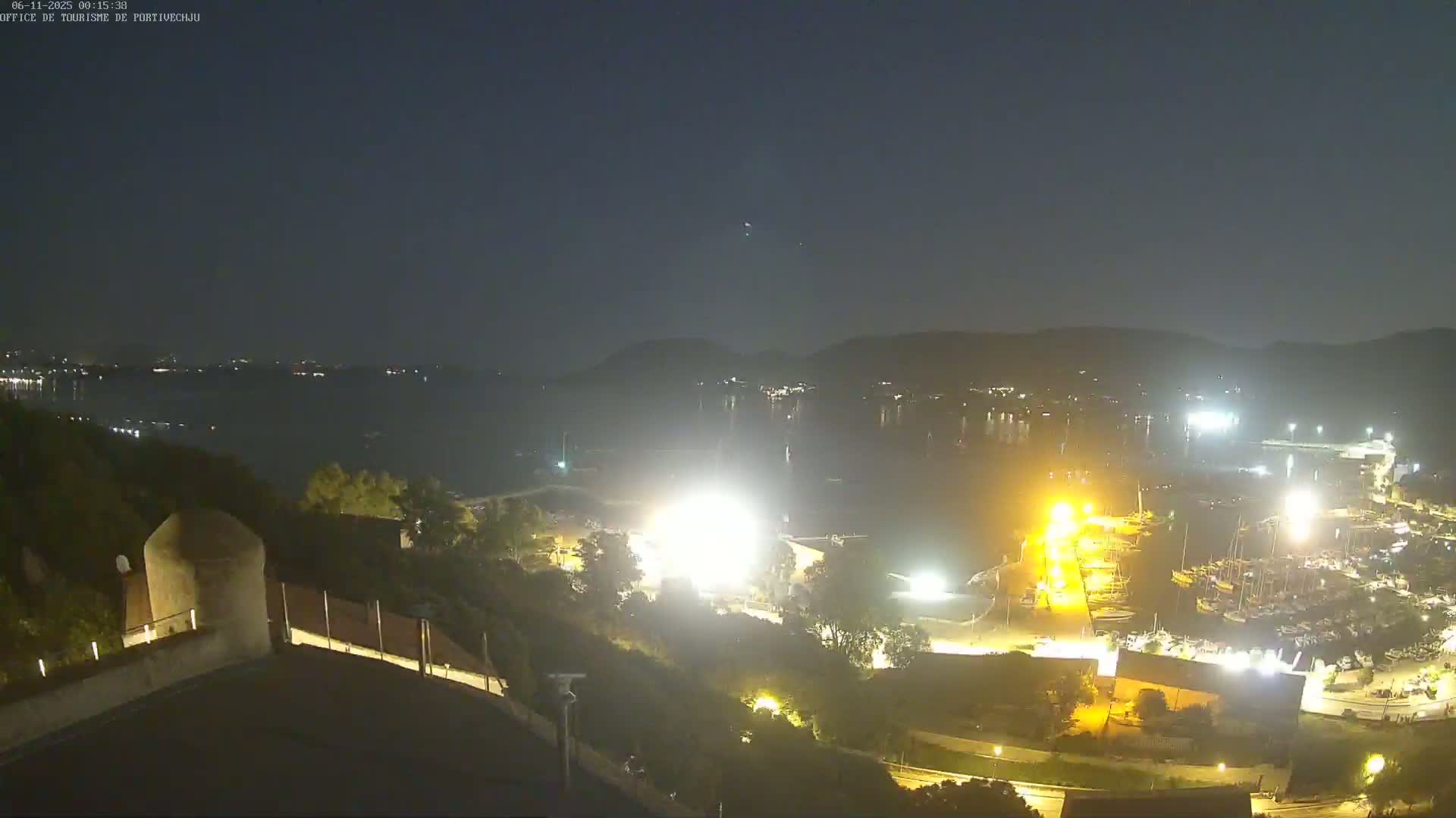 Corse (Corsica), Porto Vecchio Coast & Port  Live Cam -  Sartene, Corse-du-Sud, Corse, France