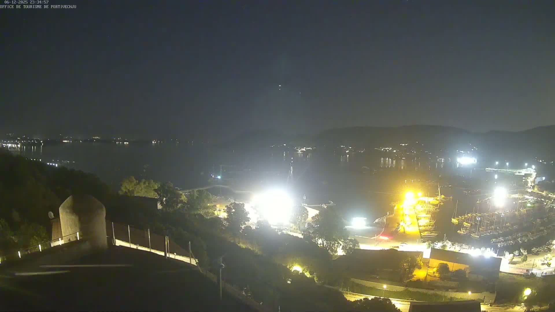 Corse (Corsica), Porto Vecchio Coast & Port  Live Cam -  Sartene, Corse-du-Sud, Corse, France