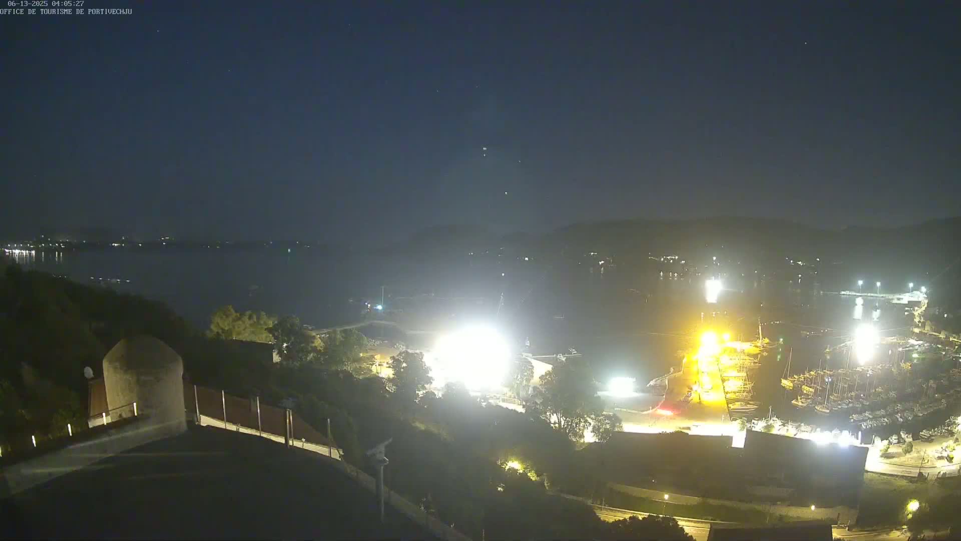 Corse (Corsica), Porto Vecchio Coast & Port  Live Cam -  Sartene, Corse-du-Sud, Corse, France