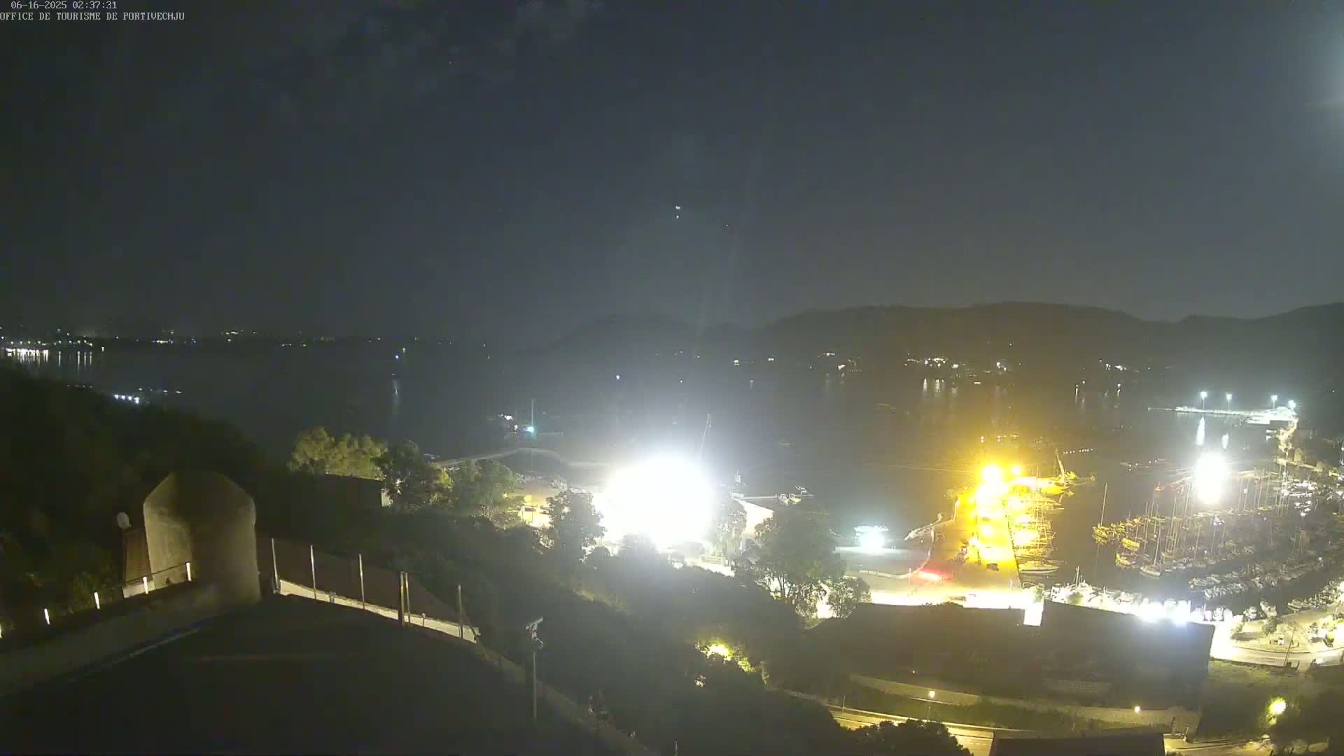 Corse (Corsica), Porto Vecchio Coast & Port  Live Cam -  Sartene, Corse-du-Sud, Corse, France