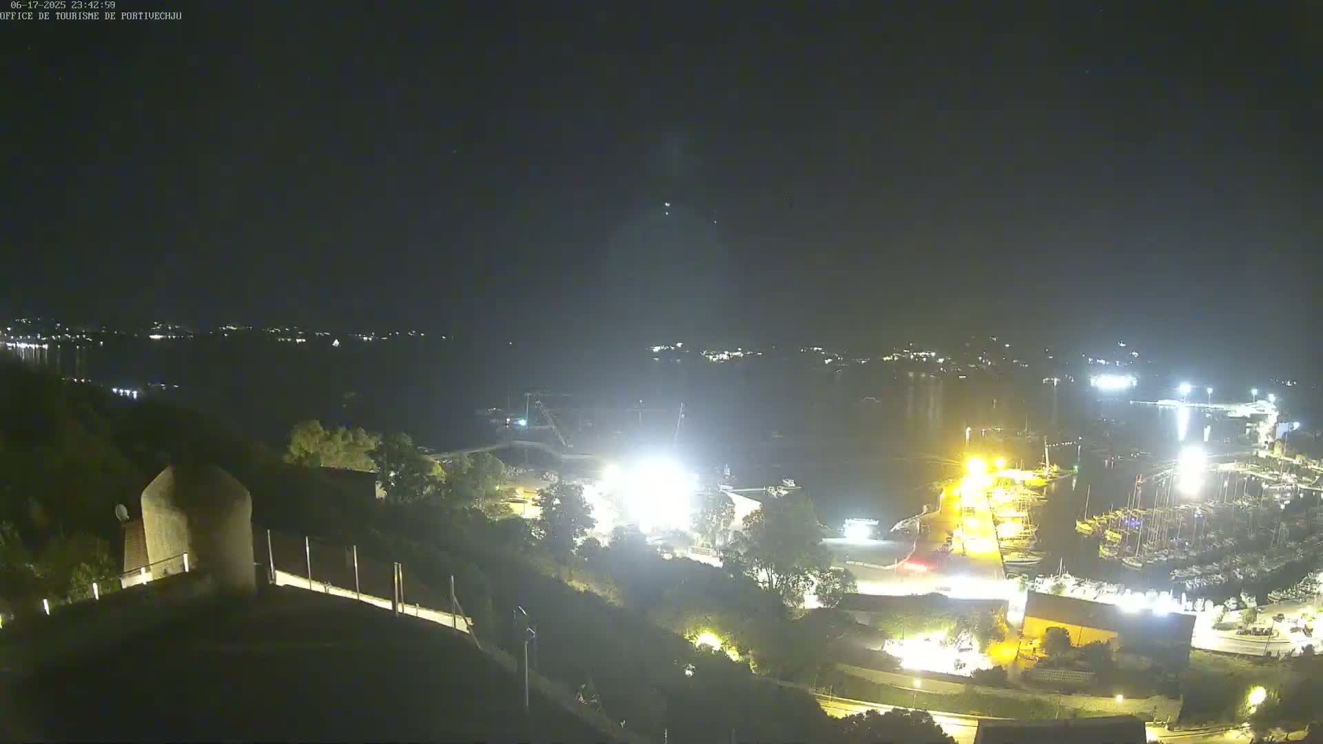 Corse (Corsica), Porto Vecchio Coast & Port  Live Cam -  Sartene, Corse-du-Sud, Corse, France