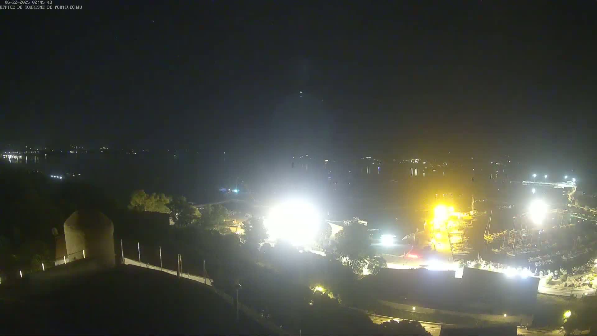 Corse (Corsica), Porto Vecchio Coast & Port  Live Cam -  Sartene, Corse-du-Sud, Corse, France