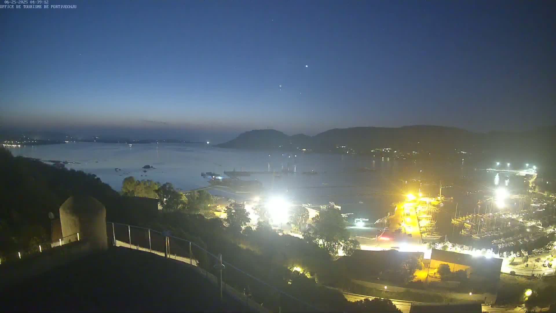 Corse (Corsica), Porto Vecchio Coast & Port  Live Cam -  Sartene, Corse-du-Sud, Corse, France