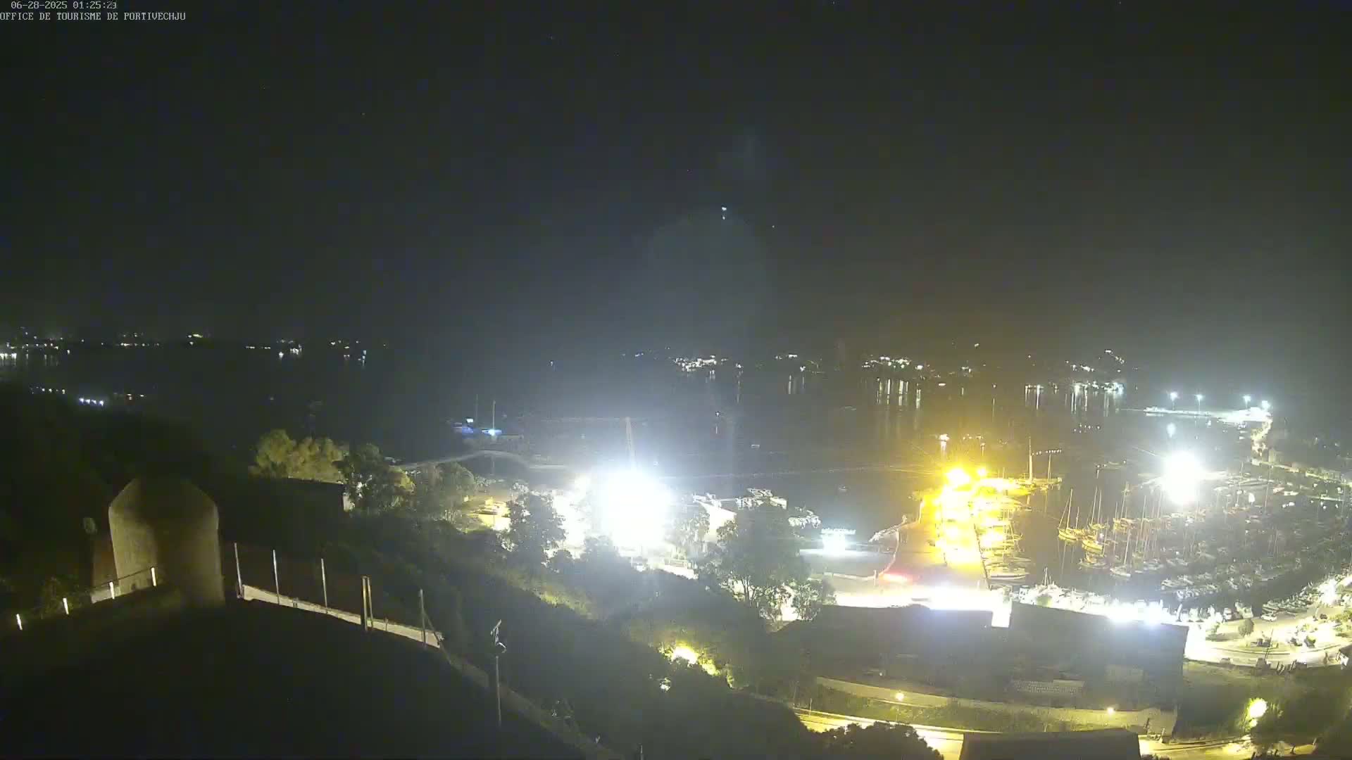 Corse (Corsica), Porto Vecchio Coast & Port  Live Cam -  Sartene, Corse-du-Sud, Corse, France