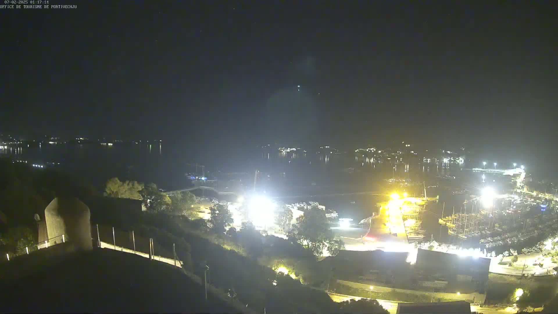 Corse (Corsica), Porto Vecchio Coast & Port  Live Cam -  Sartene, Corse-du-Sud, Corse, France