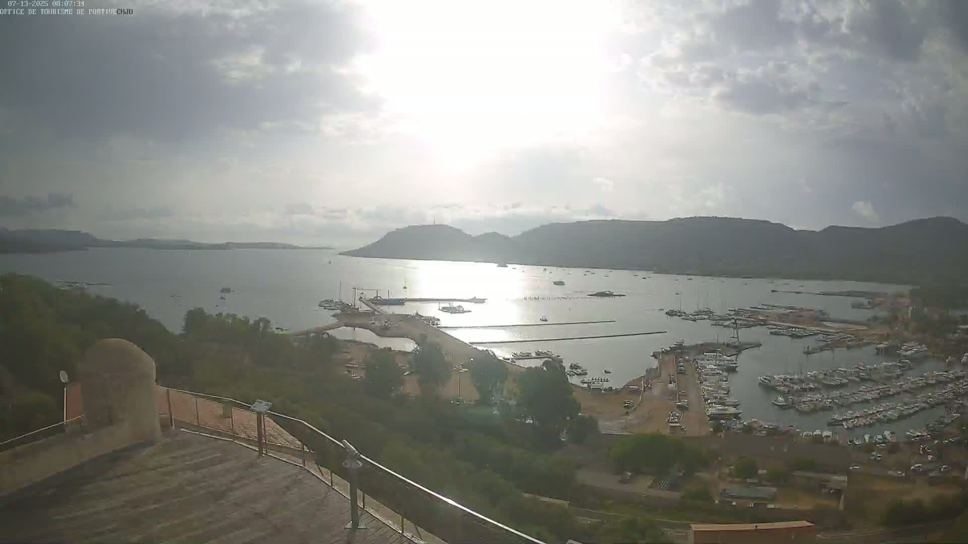 Corse (Corsica), Porto Vecchio Coast & Port  Live Cam -  Sartene, Corse-du-Sud, Corse, France