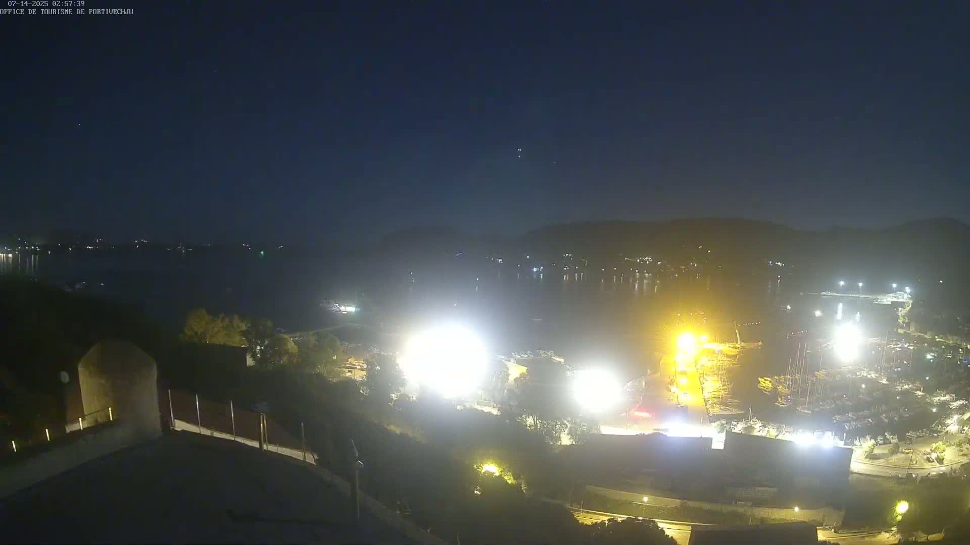 Corse (Corsica), Porto Vecchio Coast & Port  Live Cam -  Sartene, Corse-du-Sud, Corse, France