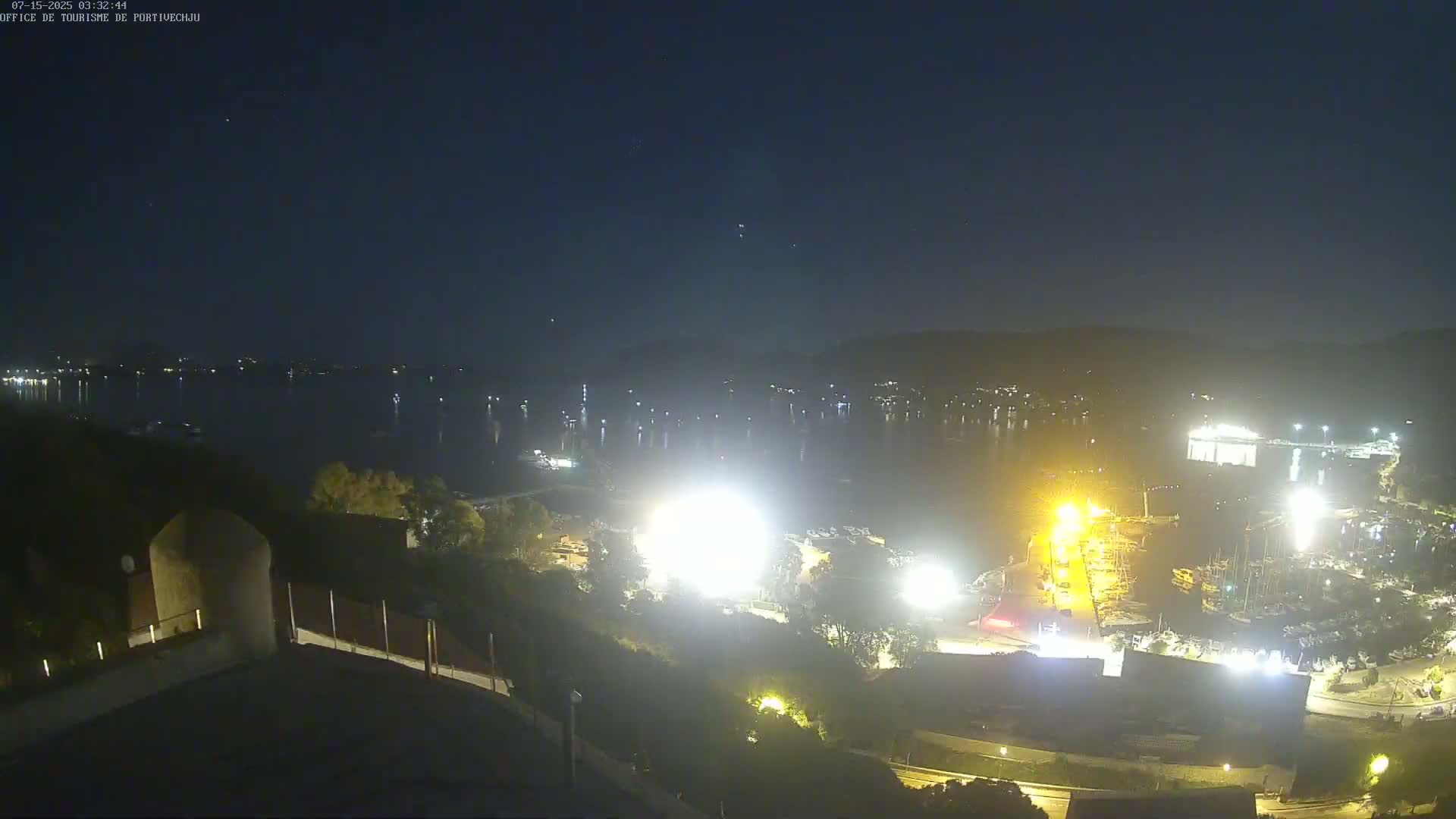 Corse (Corsica), Porto Vecchio Coast & Port  Live Cam -  Sartene, Corse-du-Sud, Corse, France
