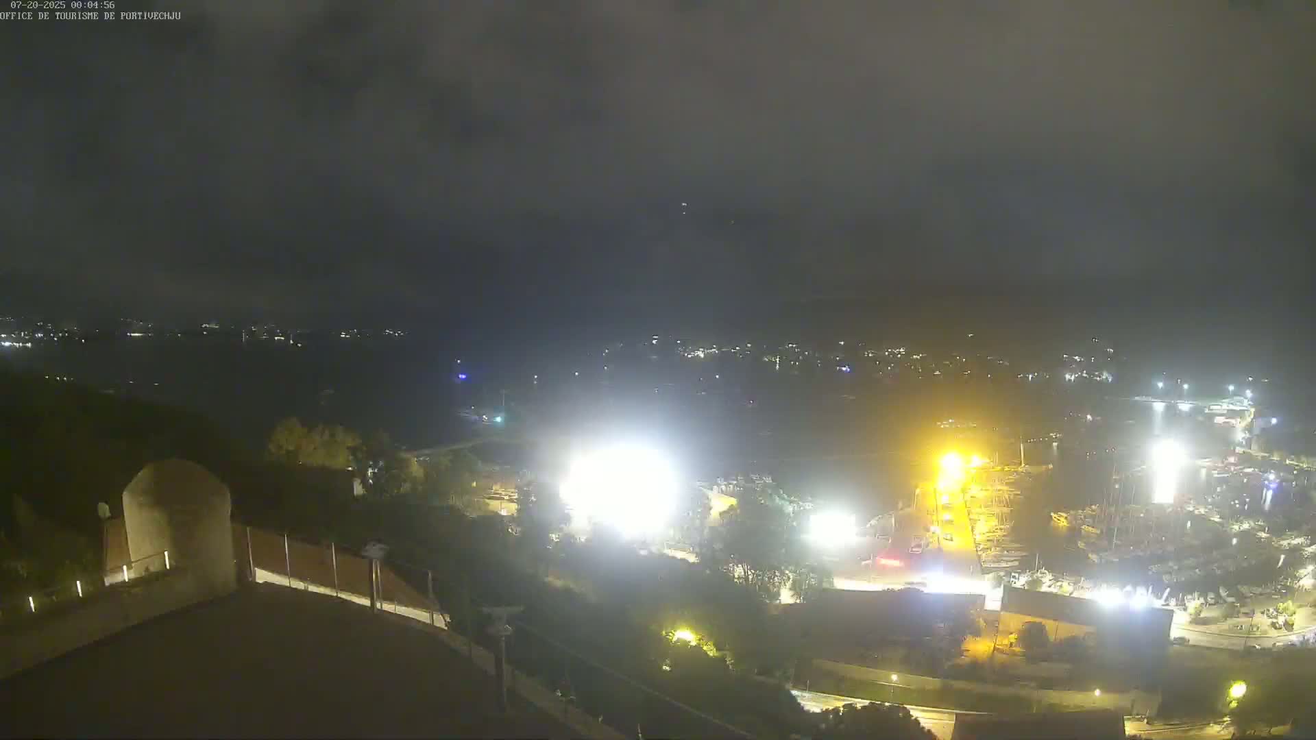 Corse (Corsica), Porto Vecchio Coast & Port  Live Cam -  Sartene, Corse-du-Sud, Corse, France