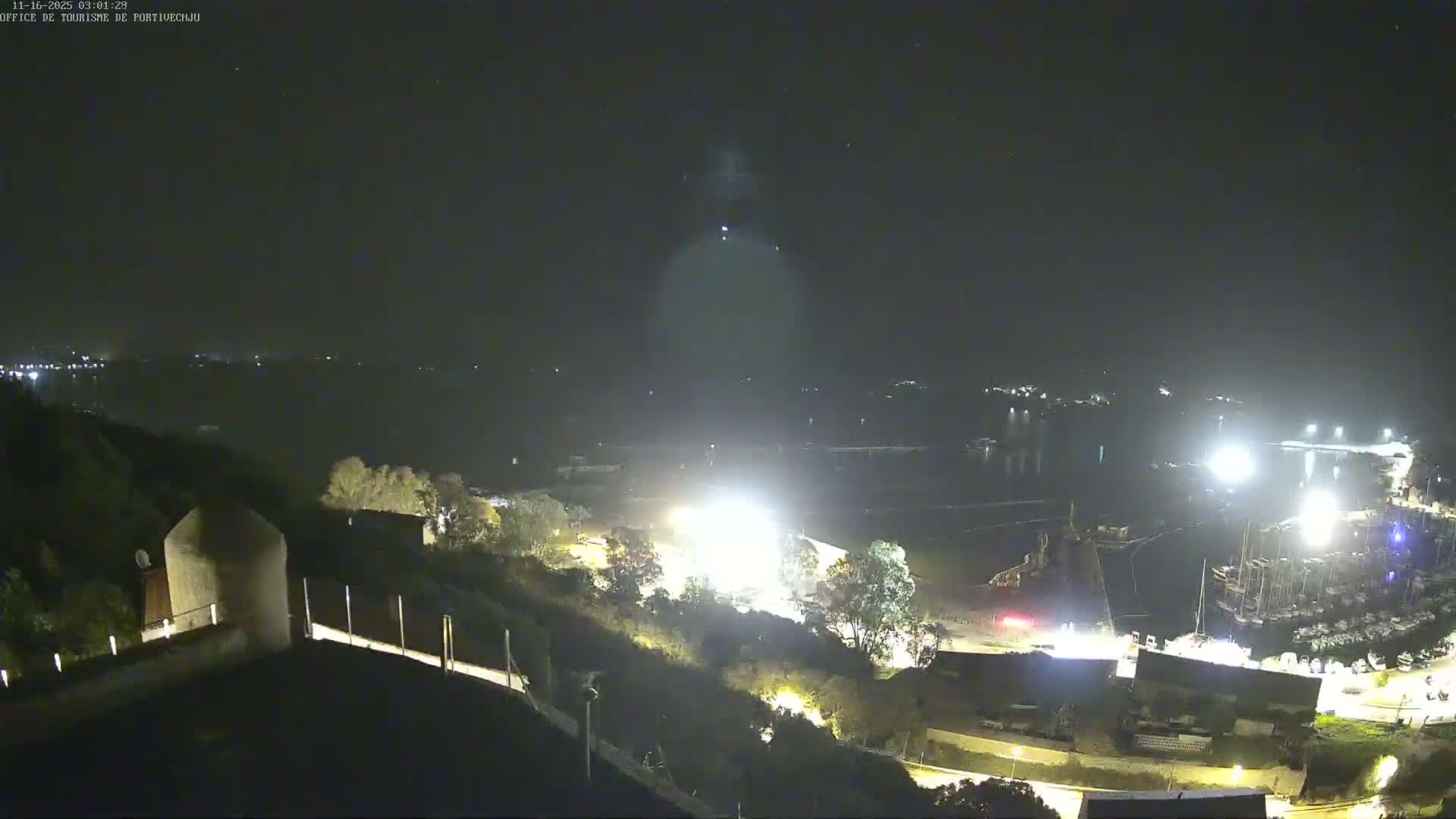 Corse (Corsica), Porto Vecchio Coast & Port  Live Cam -  Sartene, Corse-du-Sud, Corse, France