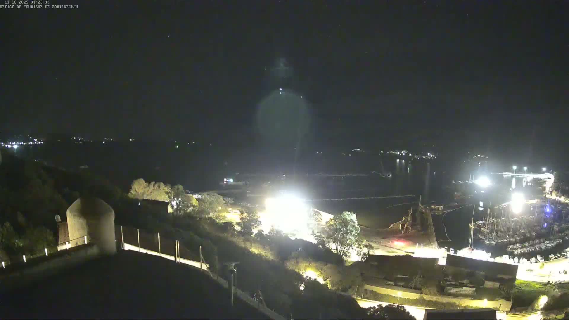 Corse (Corsica), Porto Vecchio Coast & Port  Live Cam -  Sartene, Corse-du-Sud, Corse, France