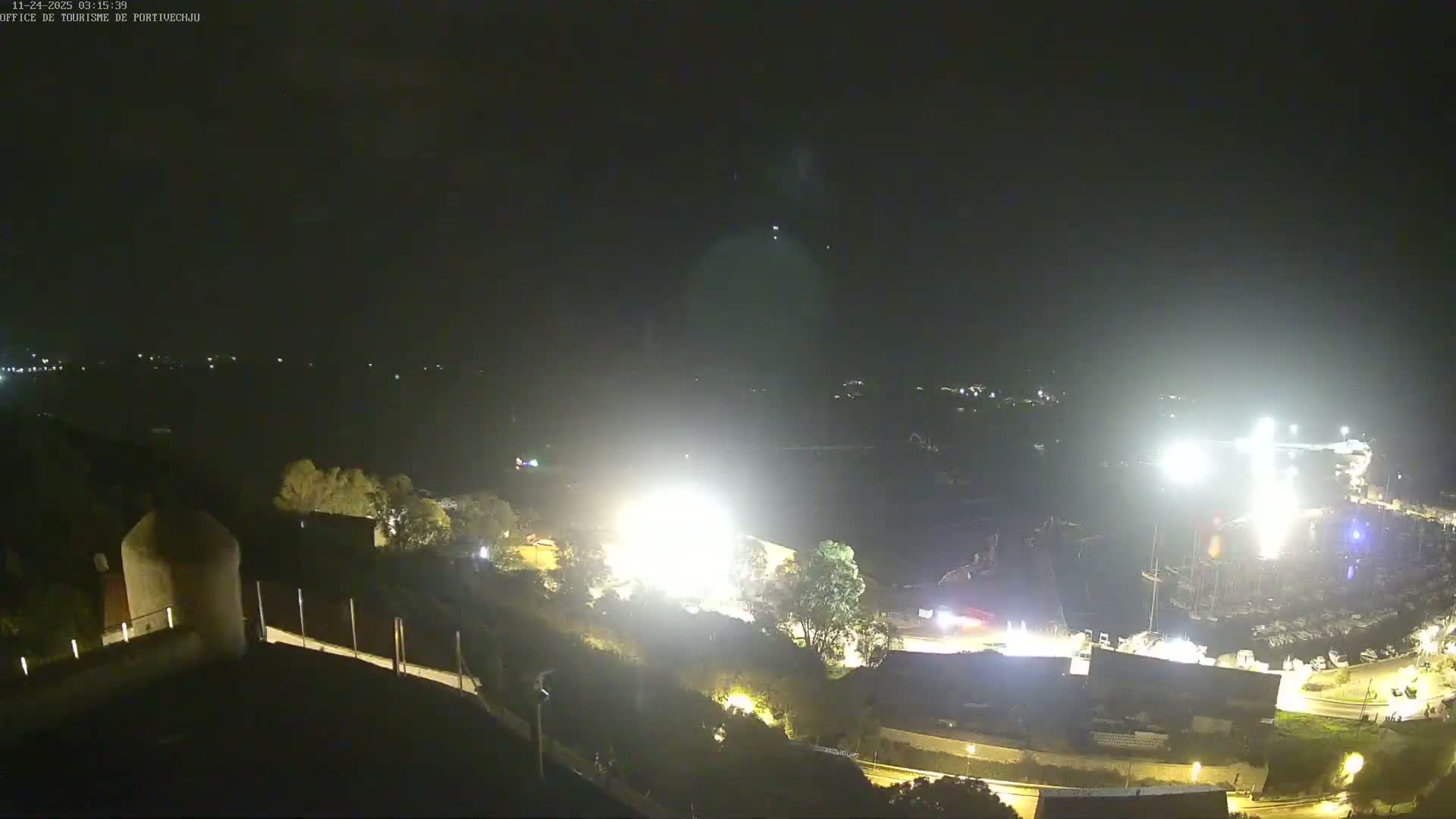 Corse (Corsica), Porto Vecchio Coast & Port  Live Cam -  Sartene, Corse-du-Sud, Corse, France