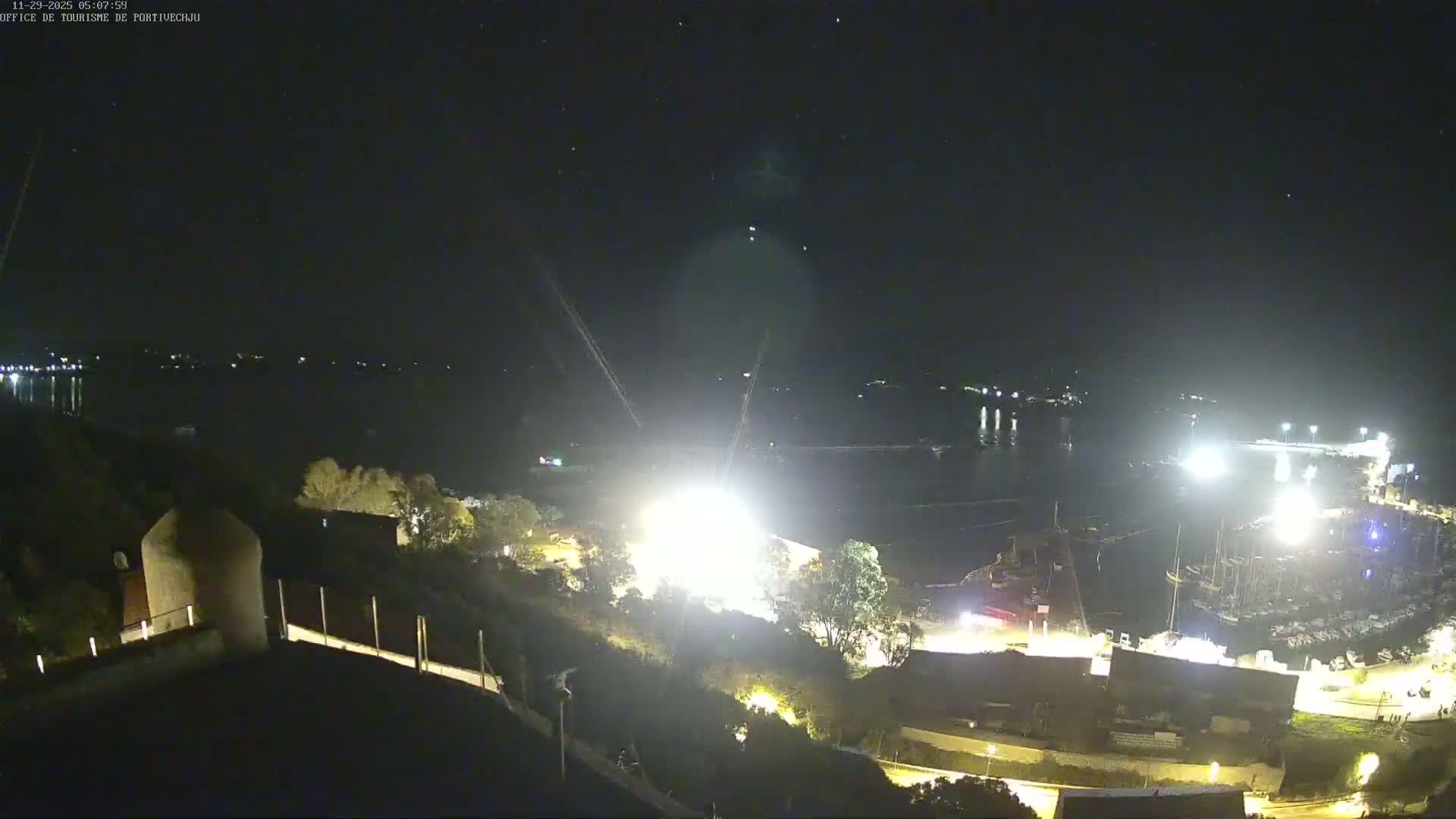 Corse (Corsica), Porto Vecchio Coast & Port  Live Cam -  Sartene, Corse-du-Sud, Corse, France