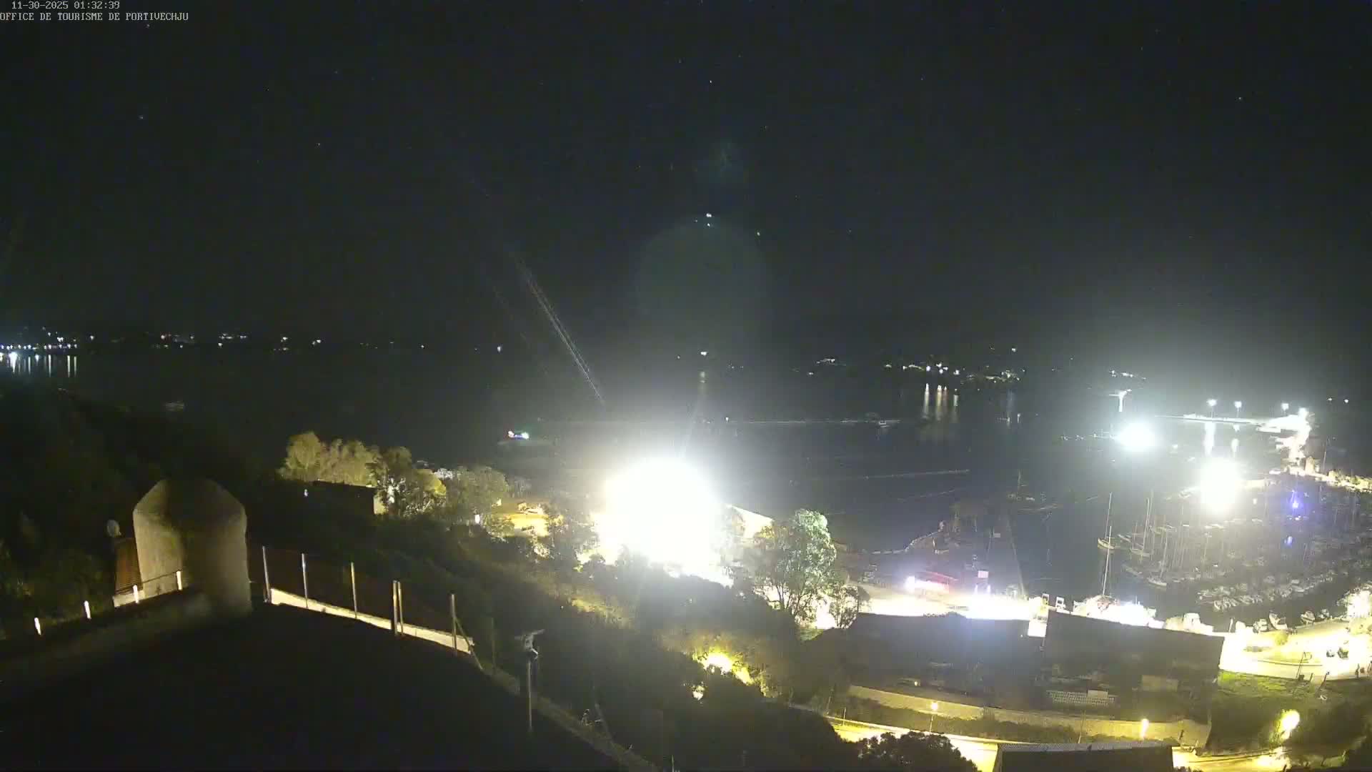 Corse (Corsica), Porto Vecchio Coast & Port  Live Cam -  Sartene, Corse-du-Sud, Corse, France