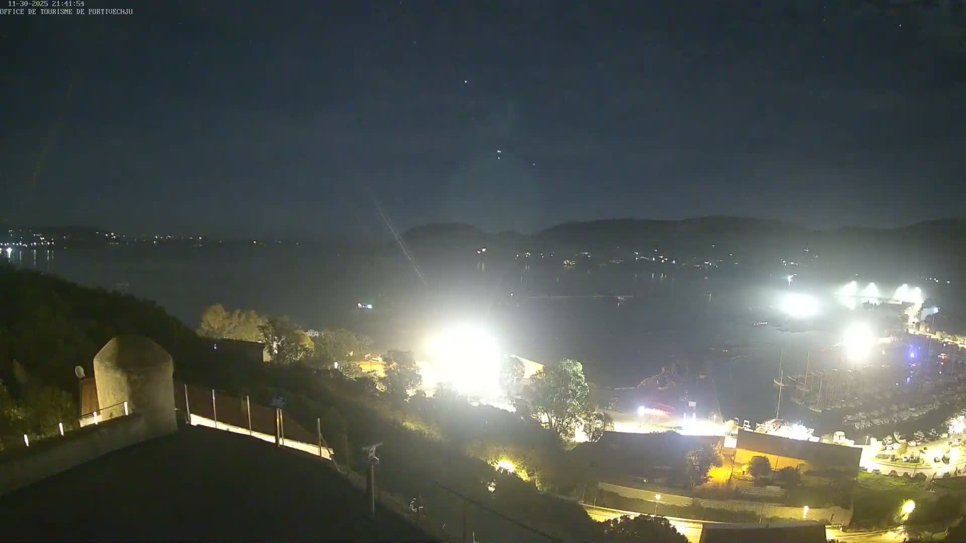 Corse (Corsica), Porto Vecchio Coast & Port  Live Cam -  Sartene, Corse-du-Sud, Corse, France