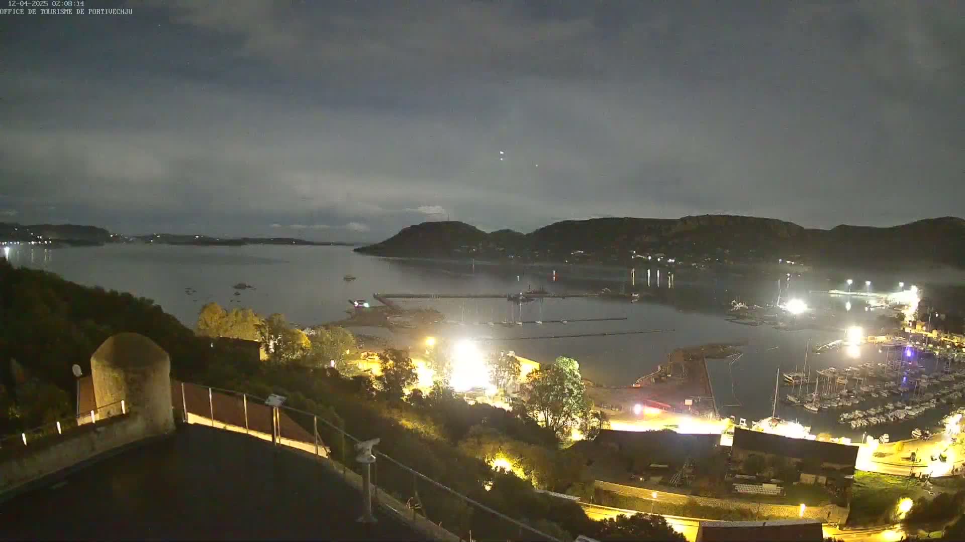 Corse (Corsica), Porto Vecchio Coast & Port  Live Cam -  Sartene, Corse-du-Sud, Corse, France