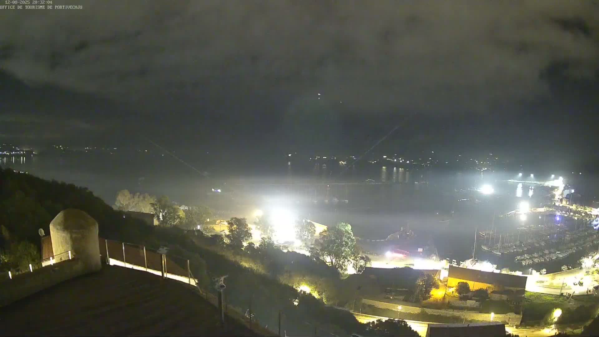 Corse (Corsica), Porto Vecchio Coast & Port  Live Cam -  Sartene, Corse-du-Sud, Corse, France