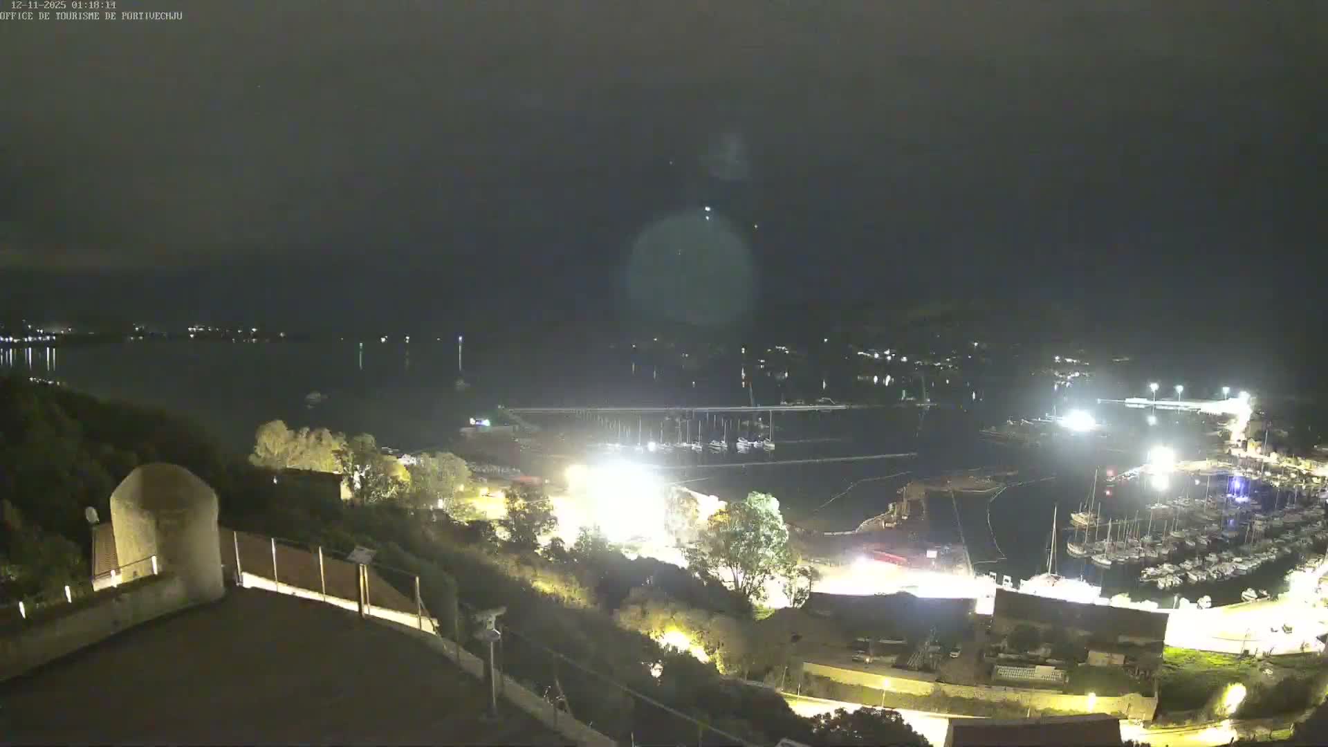 Corse (Corsica), Porto Vecchio Coast & Port  Live Cam -  Sartene, Corse-du-Sud, Corse, France