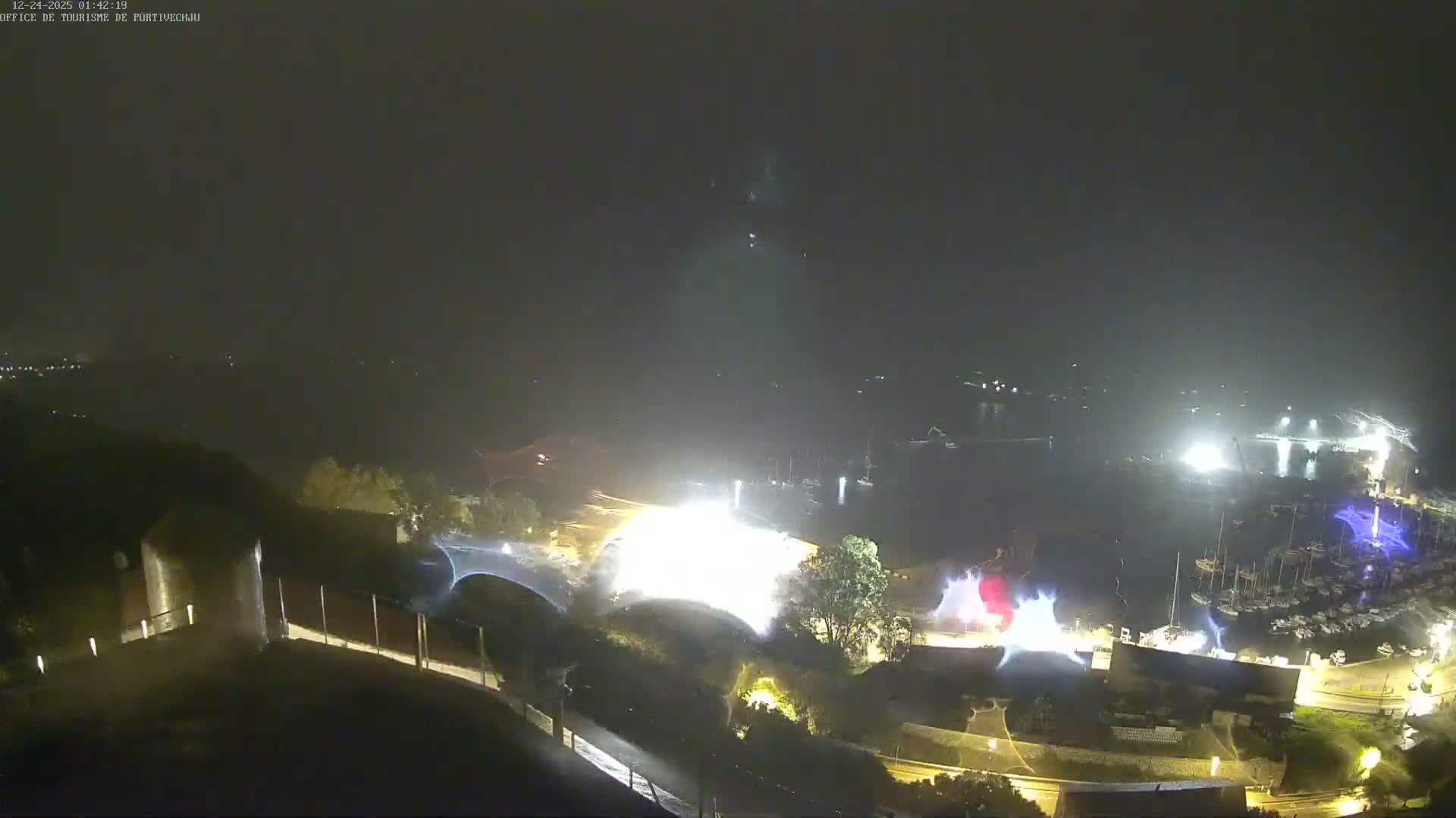 Corse (Corsica), Porto Vecchio Coast & Port  Live Cam -  Sartene, Corse-du-Sud, Corse, France