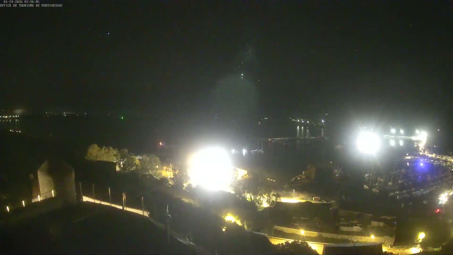 Corse (Corsica), Porto Vecchio Coast & Port  Live Cam -  Sartene, Corse-du-Sud, Corse, France
