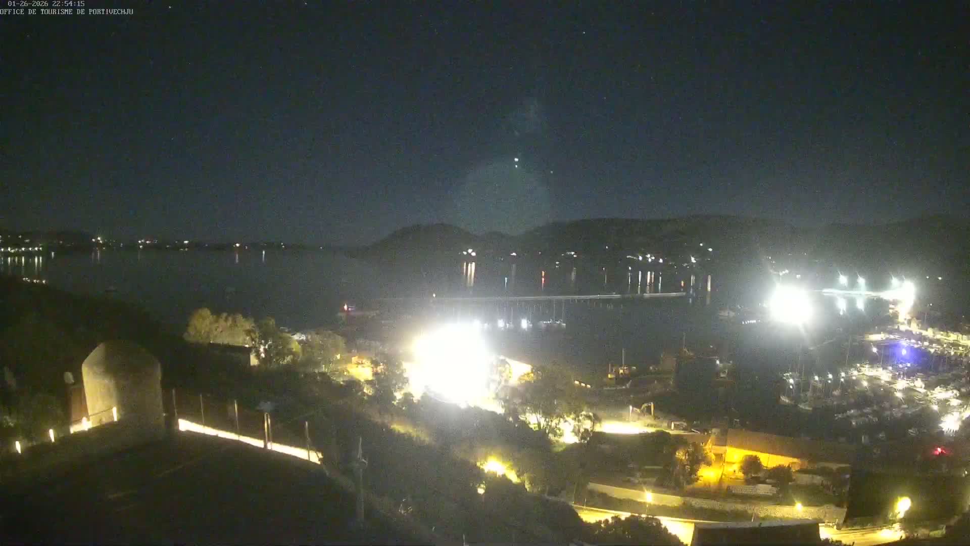 Corse (Corsica), Porto Vecchio Coast & Port  Live Cam -  Sartene, Corse-du-Sud, Corse, France