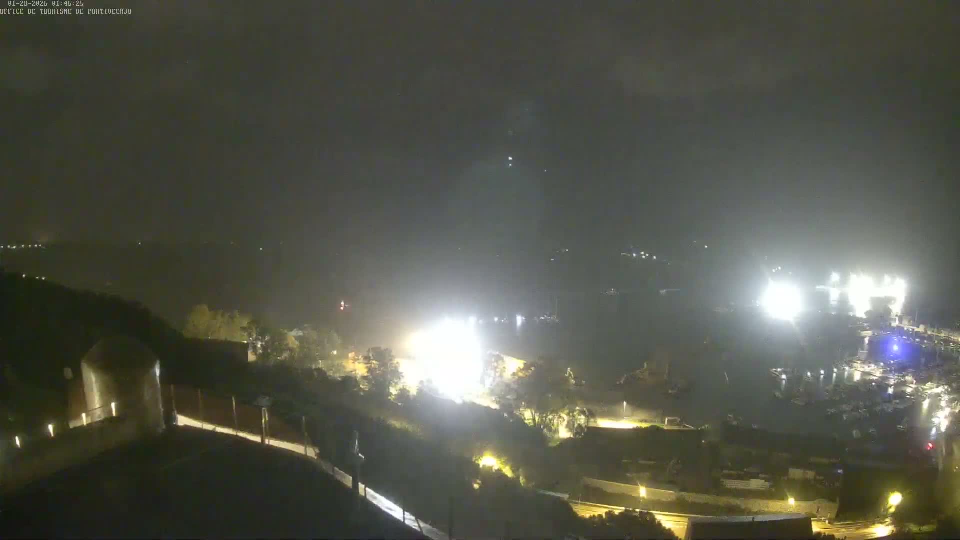 Corse (Corsica), Porto Vecchio Coast & Port  Live Cam -  Sartene, Corse-du-Sud, Corse, France